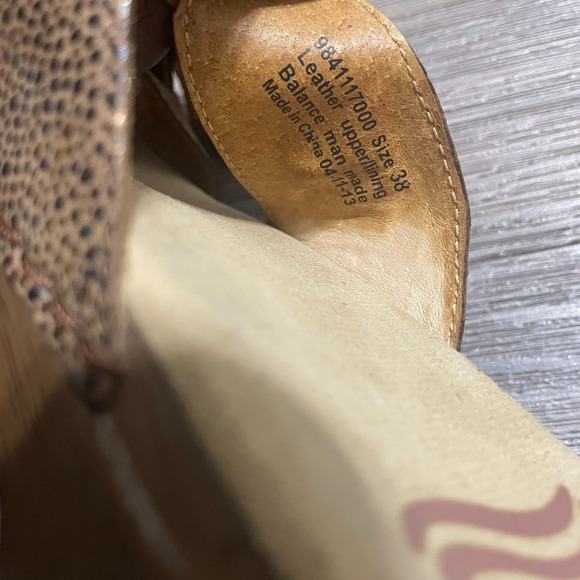 DANSKO Sophie Sandals Metallic Iridescent Leather Clogs Comfort EUR 38/ US 7.5 - Picture 11 of 12